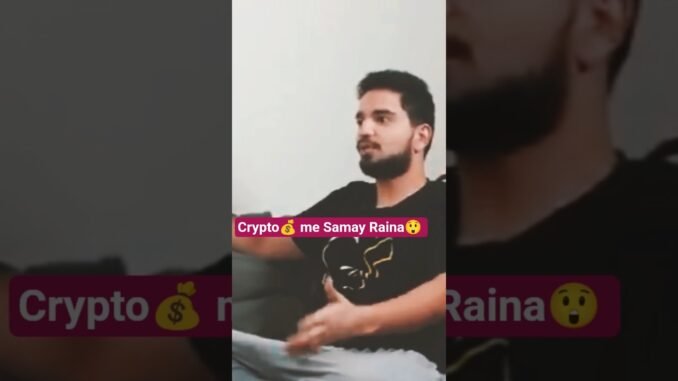 Samay Raina Invest in Crypto 💰 #podcastclips #podcast #viralshort #samayraina #crypto #talkshow