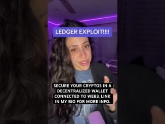 Secure your assets in a web3 wallet. #crypto #btc #xrp #trust #viral #shorts #web3 #decentralized