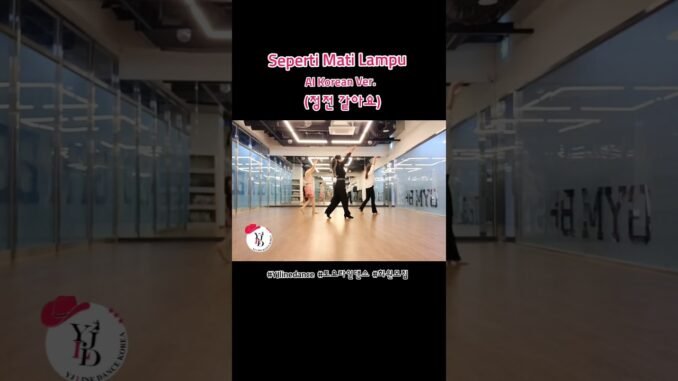 Seperti Mati Lampu(정전 같아요) | Linedance | AI Korean Version  #beginner #linedance  #aimusic #초급라인댄스