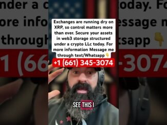 Set up your LLC and web3 wallet, get your crypto off exchange.#xrp #bitcoin #crypto #xrparmy #shorts