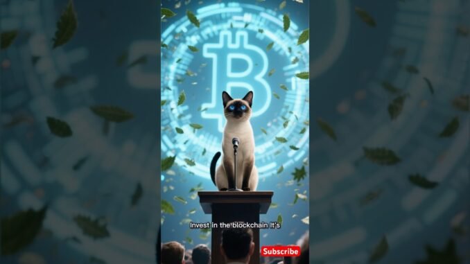 Smart Ginger Cat Explains Crypto Investing 🐱💰 | AI Cat Animation Short