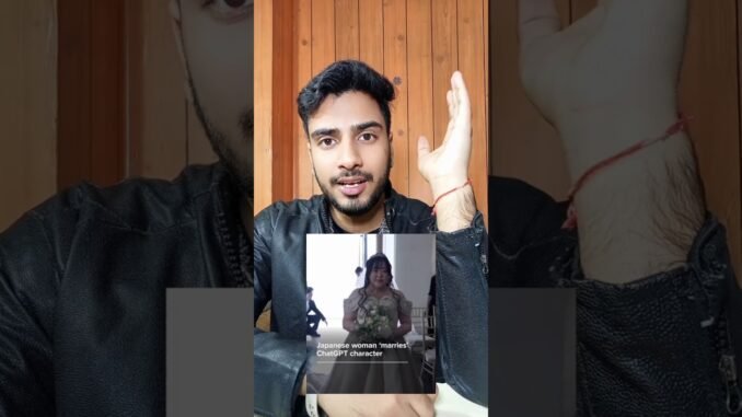 The Japanese Woman Married CHATGPT 😯 | Shocking News #yurina #japanese #chatgpt #foryou