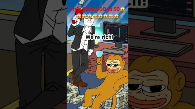 The Rise and Fall of a Crypto Trader: Watch AI Bring It to Life! #Crypto #Trading #AI #Shorts