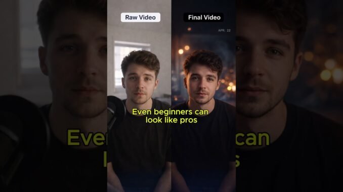 This AI Turns Beginners into Pro Video Editors