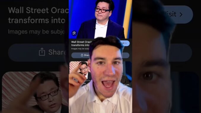 Tom Lee FULL SENDS Ethereum!