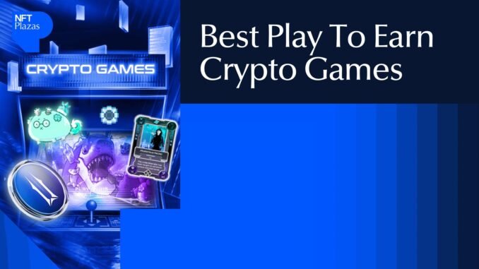 Top 10 Best Play-to-Earn Crypto Games in 2025 logo