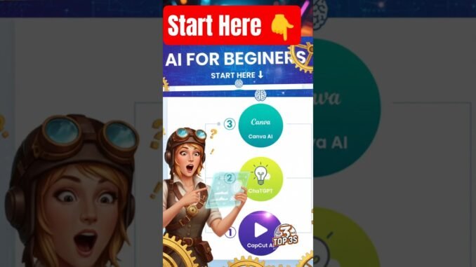 Top 3 AI Tools Beginners Can Use Today