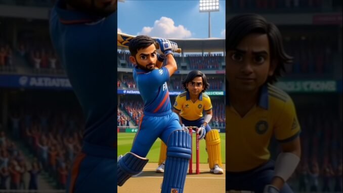 Virat Kohali Dhoni se har gaya 😭 trending ai video #shorts #viralvideo #viralshorts #ai #chatgpt