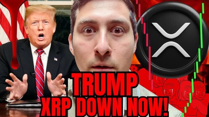 XRP JUST BROKE LIVE!🔴TRUMP SPEAKING, CRYPTO NEWS