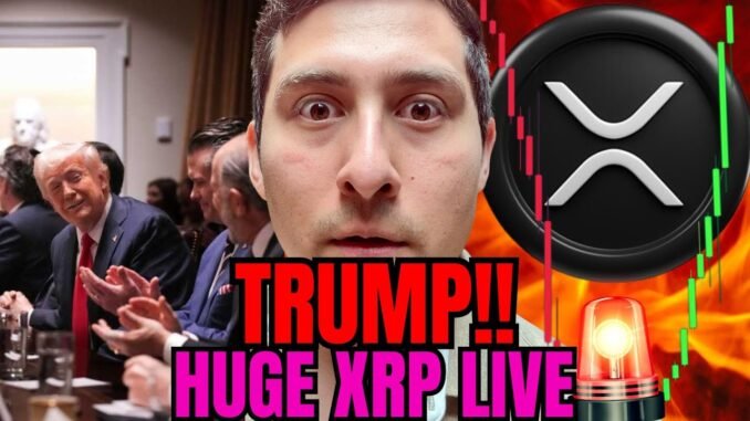 XRP TRUMP MEETING BREAKING LIVE!!🔴 BIG NEWS