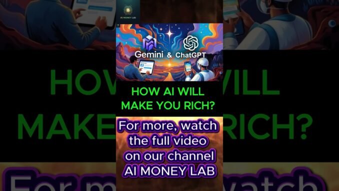 YOUR AI MONEY PLAYBOOK: 3 IMPORTANT STEPS #ai #money #investing  #trading #rich #investment #shorts