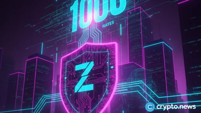 Zcash could reach $1,000 on privacy demand: Arthur Hayes
