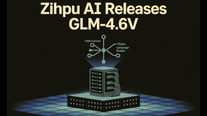 Zhipu AI Releases GLM-4.6V: A 128K Context Vision Language Model with Native Tool Calling