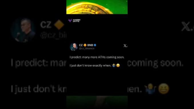 #cz #breakingnews #crypto #cryptocurrency #cryptonews #trending #akademicrypto #bitcoin #btcnews