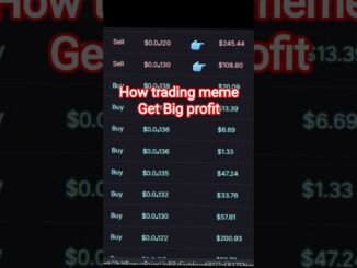 how Trading meme coin Solana get Big profit  for bignners #meme #pumpfun #viralshort #memesolana
