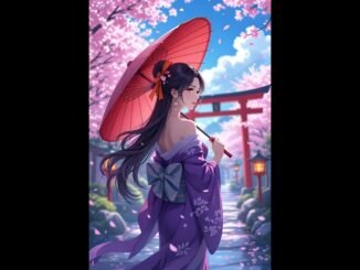 the Japanese girl is watching me #ai #grok