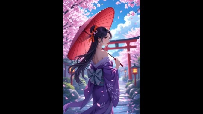 the Japanese girl is watching me #ai #grok