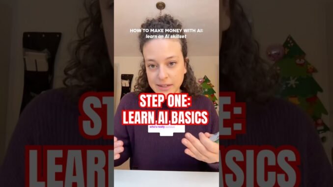 what BEGINNERS need to make MONEY WITH AI #aisidehustle #makemoneywithai #chatgptforbeginners #ai