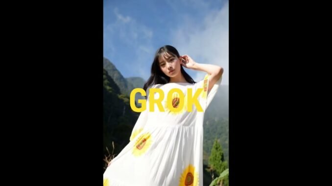 ว้าว!📲😳🖼️ สวย สมจริง ด้วย grok ai #เรียนคอมกับครูซา #เรียนaiกับครูซา #grok #ai #videoai