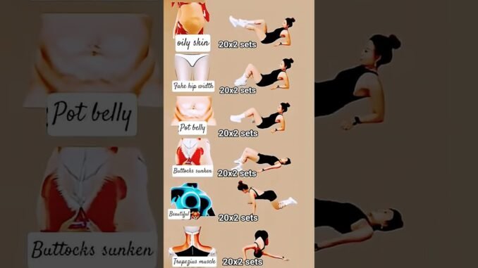 10 Minutes Exercise for Full Body Fitness🔥Best Exercise for Beginners at Home🏋️🏡#fitness #motivation