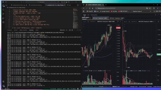 🔴 24/7 Live: AI Crypto Trading Bot | XRP/USDT Futures | AutoAlpha (24시간 리플 AI 자동매매 라이브)