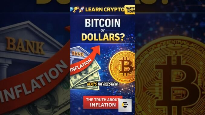 3 3  Bitcoin vs USD—Inflation Explained Simply  | Learn Crypto 101