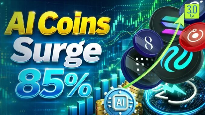 AI Coins Surge Up To 85% As Strong Investor Capital Enters Sector | AI Show | 3.0 TV