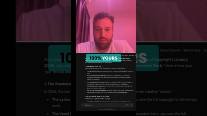 AI Music Copyright: Your Legal Guide to AI-Generated Songs #shorts