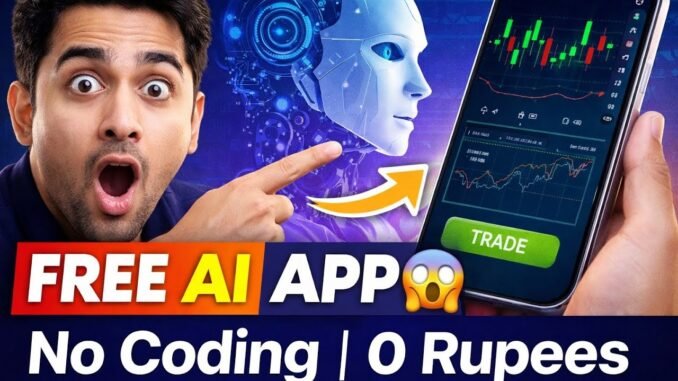 AI Se Crypto Paper Trading App Banao | No Coding | mobile se 🔥
