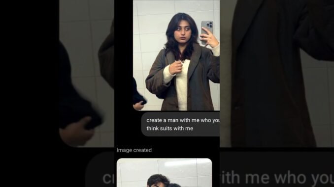 AI boyfriend trend by Gemini #gemini #chatgpt #youtubeshorts #trend #instagram #viraltrend