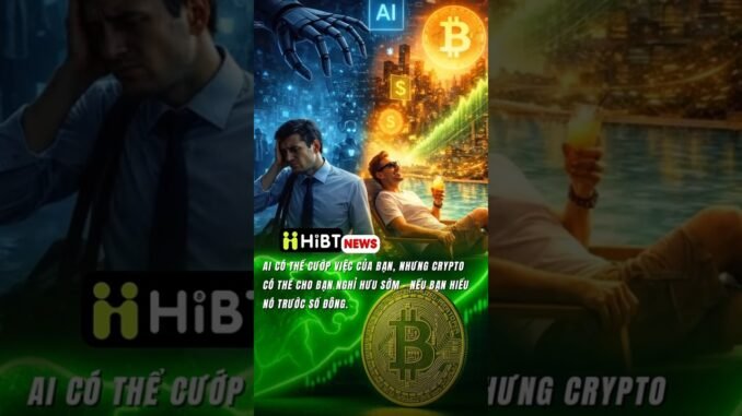 AI thay đổi cuộc chơi, crypto thay đổi cuộc đời – vấn đề là bạn chọn đứng ở đâu. #hibt #btc #viral