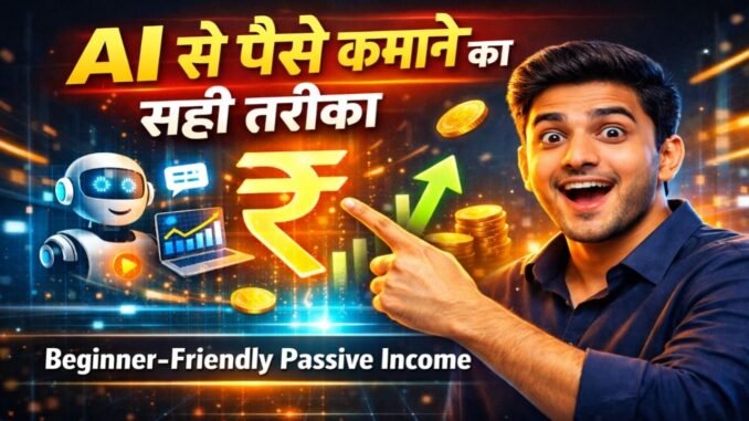 AI से Passive Income कैसे बनाएं | Step-by-Step Guide 2026