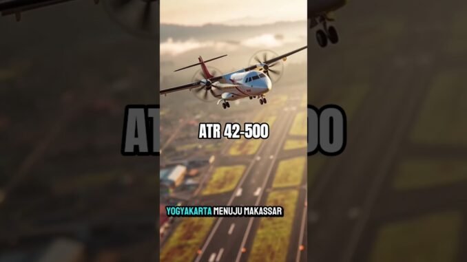 ATR 42-500. #pesawatjatuh #atr42 #ai #news #animation