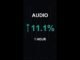AUDIO is up 11.1% in 1 hour!⚡January 08, 2026 | #audio #coins #altcoins #crypto #cryptonews #shorts