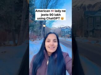 American 🇺🇸 Lady Won 90 Lakh Using ChatGPT 🤯 | Real Story