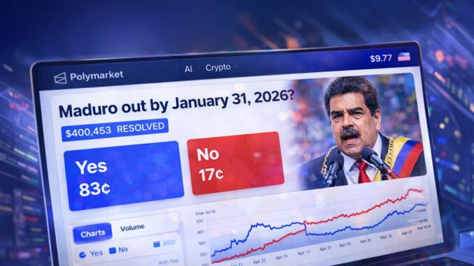 Another shady Polymarket account turned $30k into $400k moments before the US captured Maduro