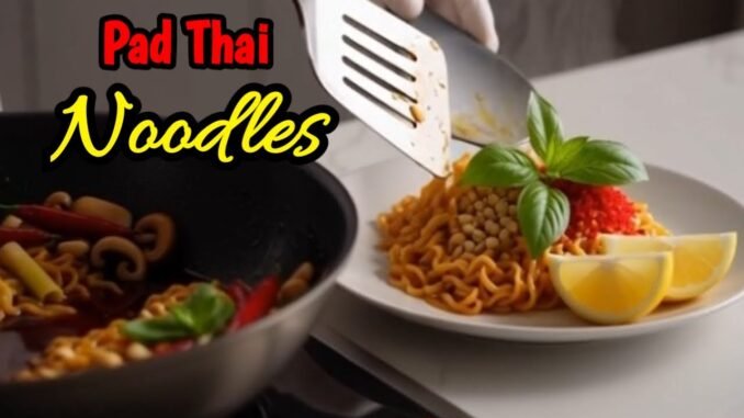 Authentic Pad Thai  Noodles • Cooked Step-by-Step with AI Guides l Kbf Cooking l Continental Recipe