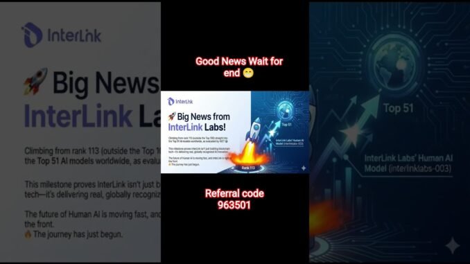BIG NEWS FROM INTERLINK #interlink #itlg #itl #web3 #telugu