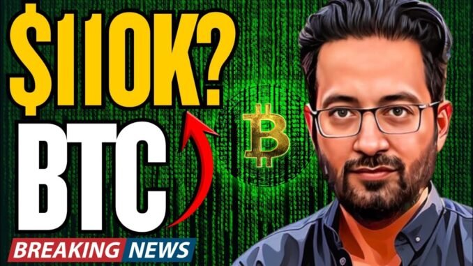 BTC 110K? Crypto News Today: Latest Market Analysis and Bitcoin Updates