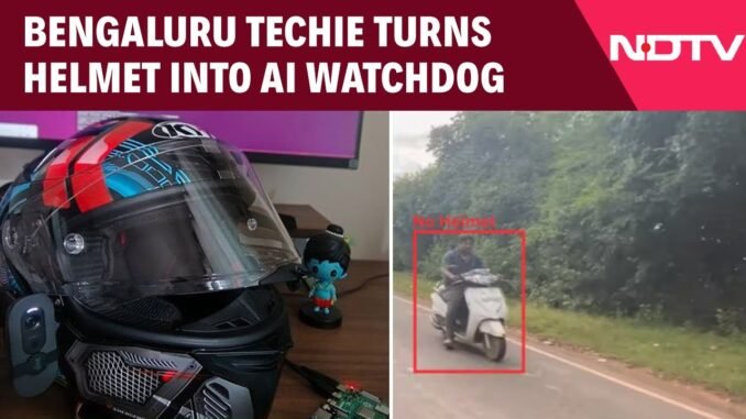 Bengaluru News | Techie Turns Helmet Into AI Watchdog That Detects Traffic Offences In Real Time
