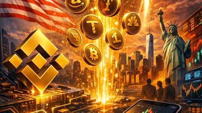 Binance Leads Push To Offer Tokenized US Stocks Outside Traditional Binance