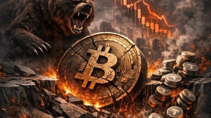 Bitcoin Bear Market Confirmation? Stablecoin Market Cap Slides $7 Billion Bitcoin