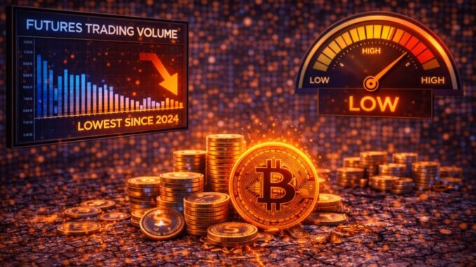 Bitcoin Futures Trading Volume Falls to Lowest Monthly Level Since Bitcoin Futures Trading Volume Falls to Lowest Monthly Level Since 2024