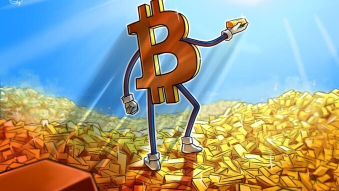Bitcoin-Gold Correlation Signals 50% or More BTC Price Gains by March