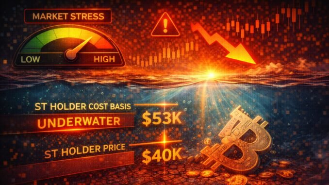 Bitcoin Market Stress Isn’t Over: Short-Term Holders Remain Underwater Bitcoin Market Stress Isn’t Over: Short-Term Holders Remain Underwater