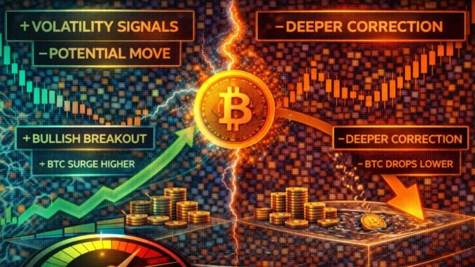 Bitcoin Volatility Signals Potential Move: Bullish Breakout Or A Deeper Bitcoin Volatility Signals Potential Move: Bullish Breakout Or A Deeper Correction?