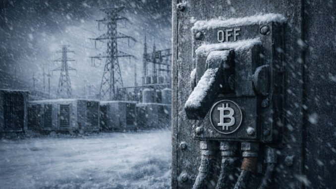 Bitcoin hashrate slumps as US miners curtail during winter storm Bitcoin hashrate slumps as US miners curtail during winter storm