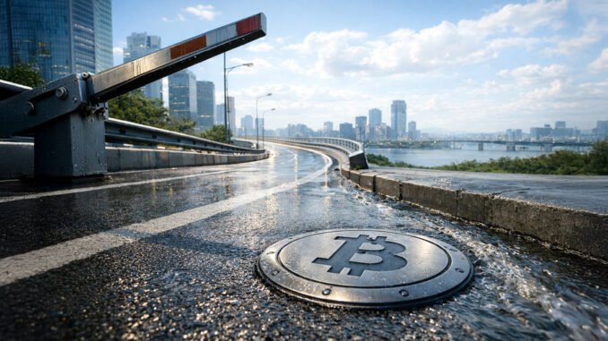 Bitcoin liquidity is about to get crunched by a new Bitcoin liquidity is about to get crunched by a new Korean law that legally excludes 99% of buyers