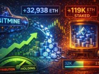 Bitmine Expands Ethereum Holdings: Adds 32,938 ETH And Stakes Nearly 119K ETH