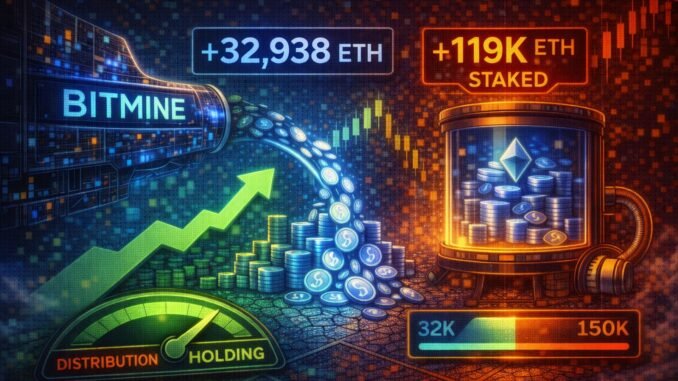Bitmine Expands Ethereum Holdings: Adds 32,938 ETH And Stakes Nearly Bitmine Expands Ethereum Holdings: Adds 32,938 ETH And Stakes Nearly 119K ETH